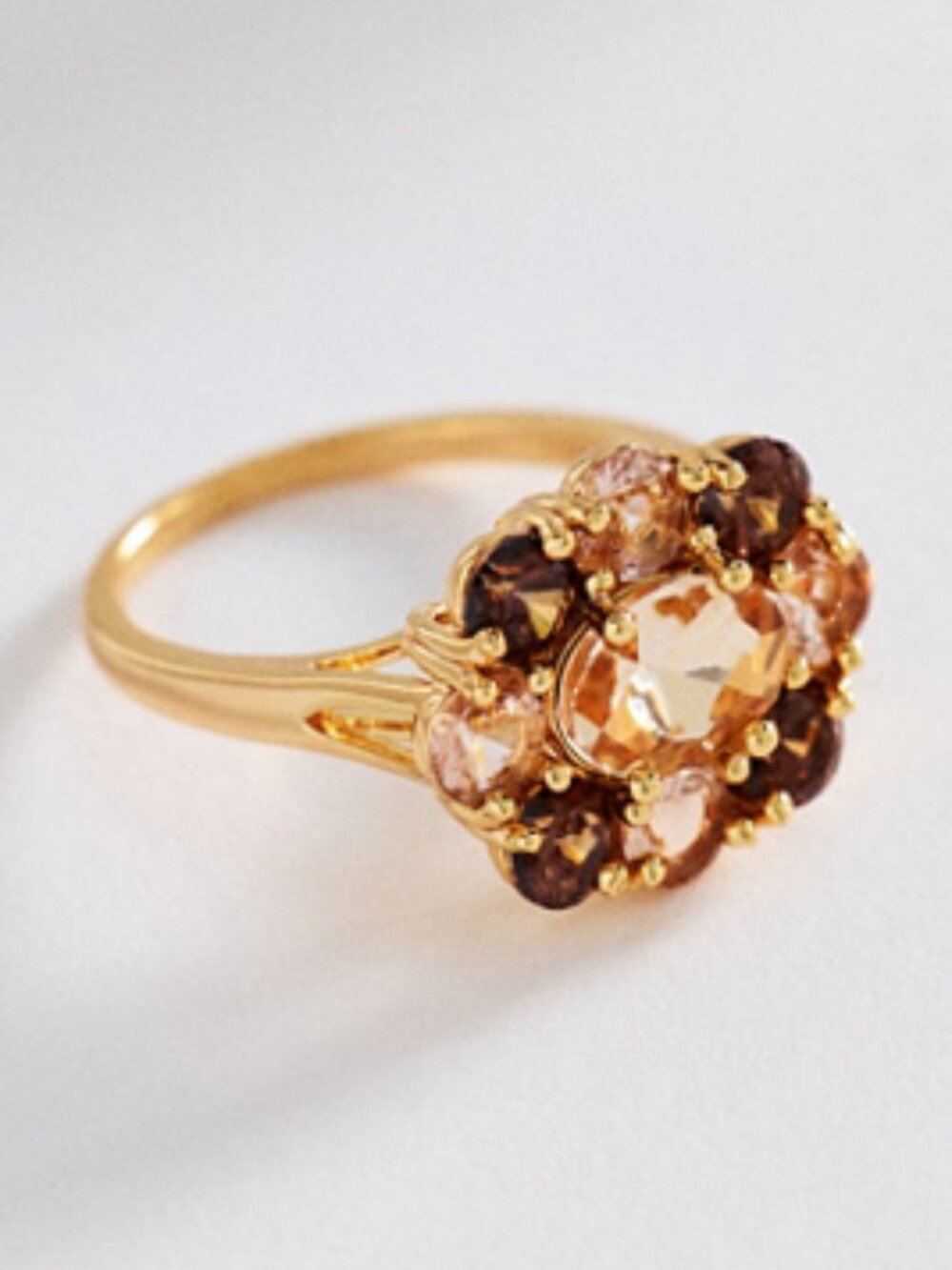 Floral Crystal Ring